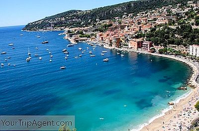 De Vackraste Stränderna I Nice, Frankrike