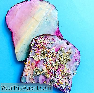 Unicorn Toastを作る方法、Instagramの好きな健康スナック