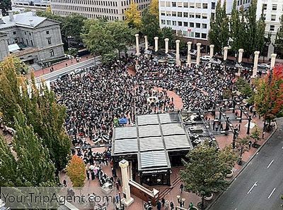 Eine Kurze Geschichte Des Pioneer Courthouse Square, Portlands 