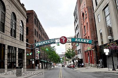 Lyhyt Historia Printers Alley, Nashville