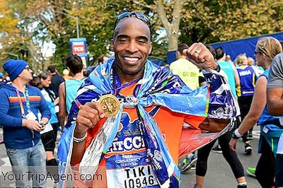 Transição De Tiki Barber Da Nfl Para Marathon Runner